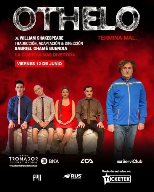 Leia Se presenta HOY OTHELO (termina mal)