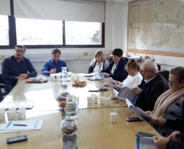 Sáenz Saralegui se reunió con el Directorio de Obras Sanitarias Mar del Plata 