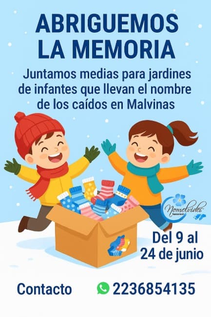 CAMPAÑA SOLIDARIA “ABRIGUEMOS LA MEMORIA” 