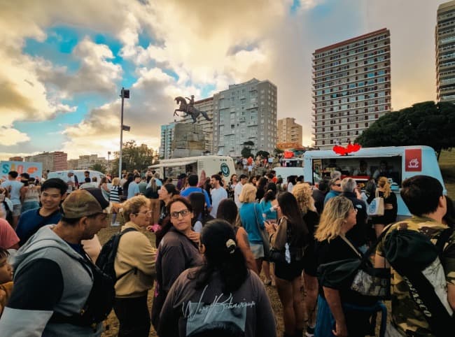 Mar del Plata festejó su cumpleaños al aire libre en el Parque San Martín