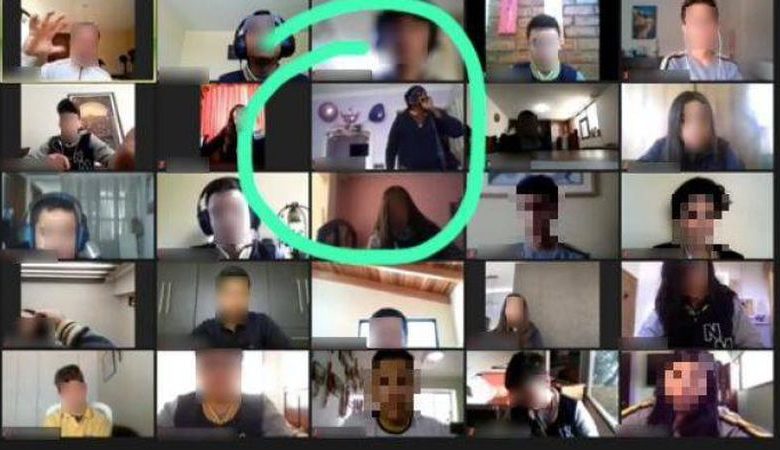 Roban a una estudiante mientras tenía clase por Zoom y todo quedó filmado 