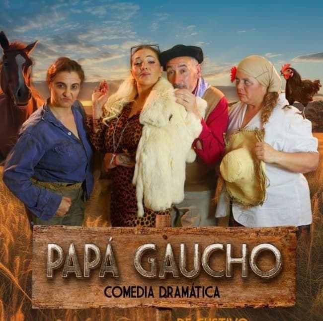 Leia «Papa Gaucho» Segunda función en el Club del Teatro