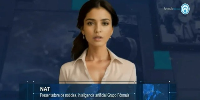 Llegó NAT la primera presentadora de noticias creada por Inteligencia Artificial