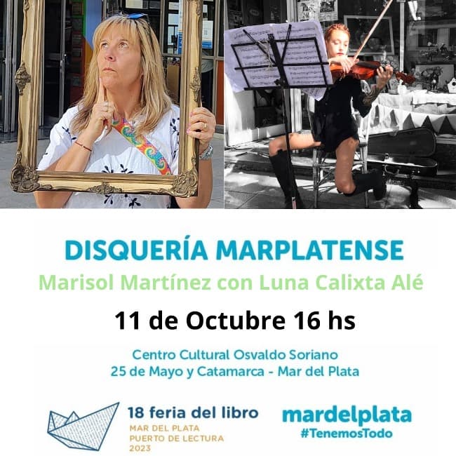 “La Disquería Marplatense” se abre todos los días en la Plaza Seca de la Feria del libro