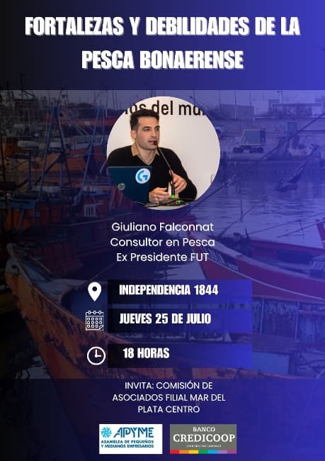 «Jornada sobre Pesca Bonaerense en el Banco Credicoop»
