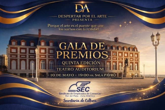GALA DE RECONOCIMIENTOS QUINTA EDICIÓN: Despertar por el Arte 2026