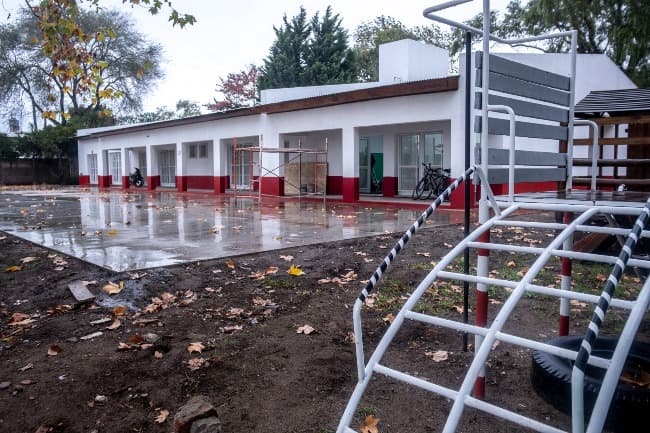 Inauguración de las obras de integración del Polo Educativo de Fortunato de la Plaza