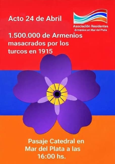 Leia RESIDENTES ARMENIOS CONMEMORARÁN EL 111º ANIVERSARIO