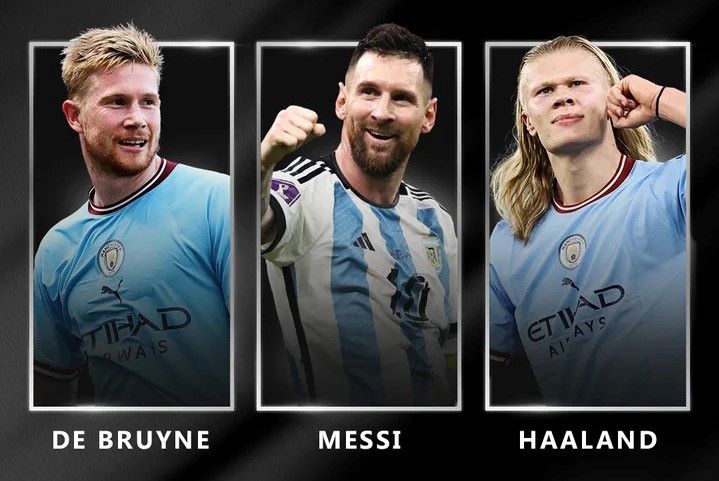 Messi competirá con De Bruyne y Haaland por el premio al mejor jugador de la UEFA