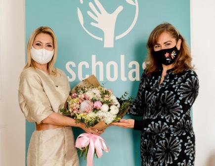 Visita a Portugal: Fabiola Yañez en su encuentro con Scholas Ocurrentes 