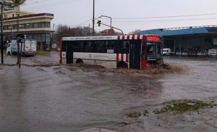 Reunión por el tema inundaciones. 