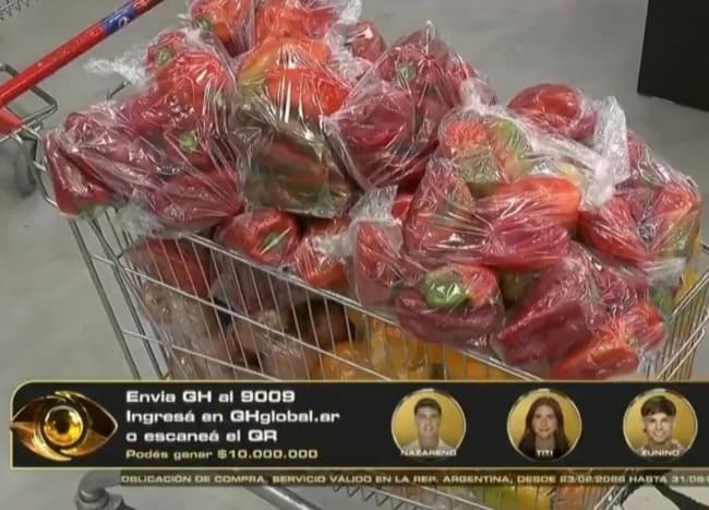 Gran Hermano insólito: gastaron $500 mil en morrones