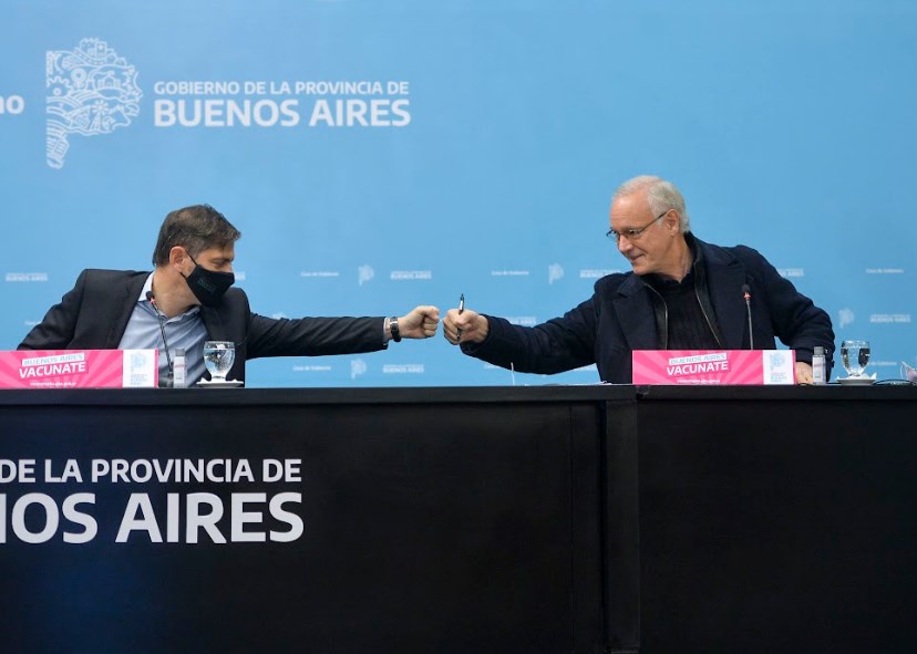 Kicillof: «En agosto habremos vacunado al 95% de los inscriptos»