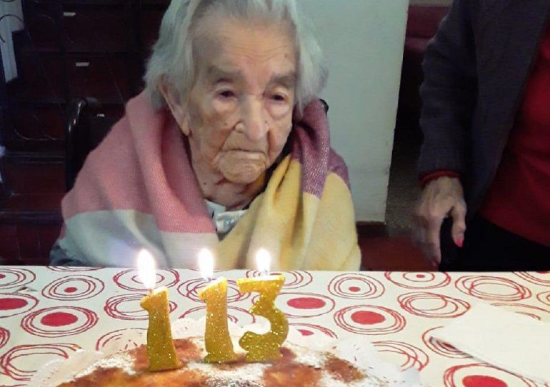 Tiene 113 años, vive en Mar del Plata y se recuperó de Covid