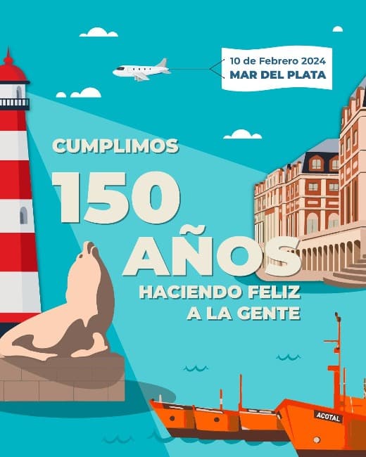Arrancan los megafestejos por los 150 años de Mar del Plata