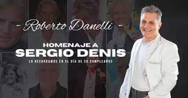 Roberto Danelli homenajea en su cumpleaños al recordado cantante Sergio Denis 
