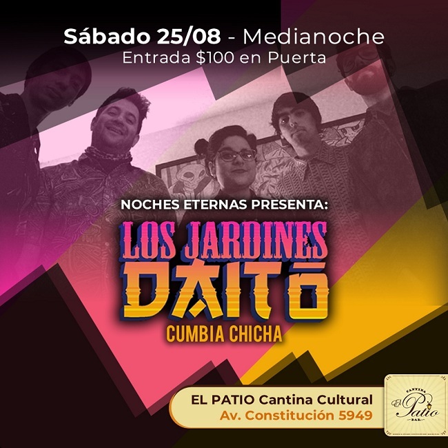 Se presentan Noches Enteras y Los Jardines Daito en El Patio