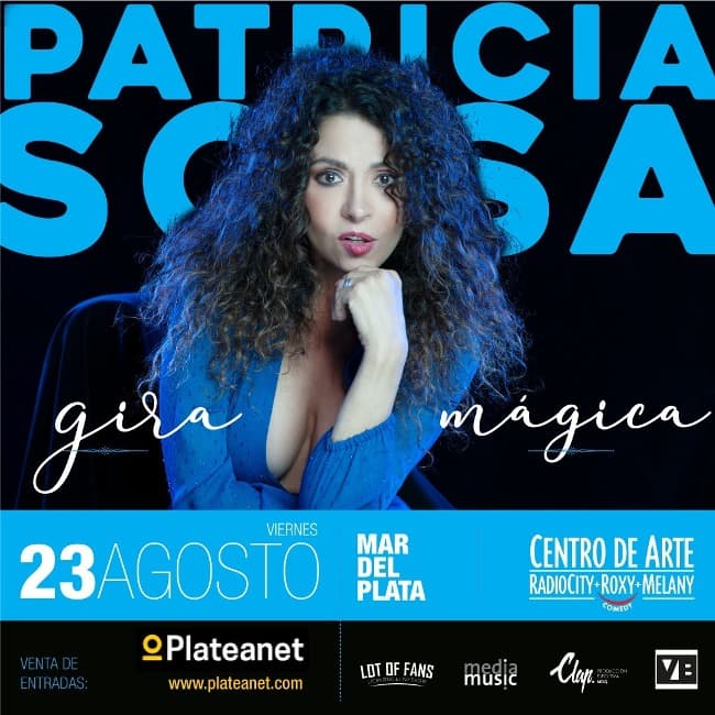 Patricia Sosa llega con su Gira Mágica entre clásicos y nuevas canciones 