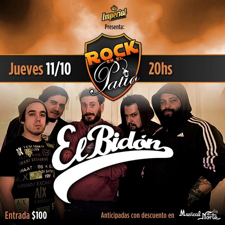 El Bidón se presenta en el ciclo Rock en El Patio