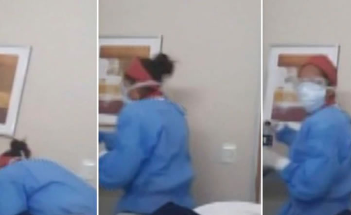 Video: La extraña pregunta del paciente con coronavirus en la Argentina