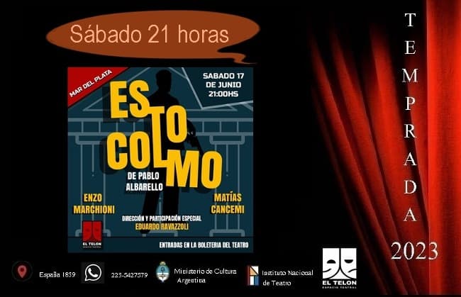 «Estocolmo» de Pablo Albarello llega a Mar del Plata.