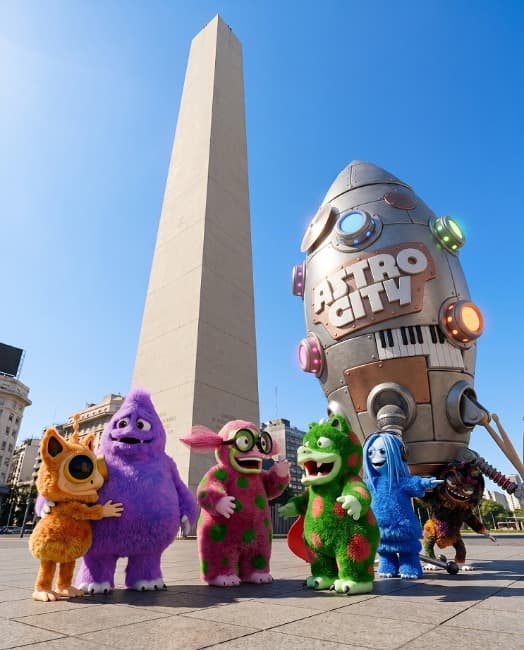 LOS ASTRÓPICOS LLEGAN AL CENTRO AUDIOVISUAL INMERSIVO DE BUENOS AIRES
