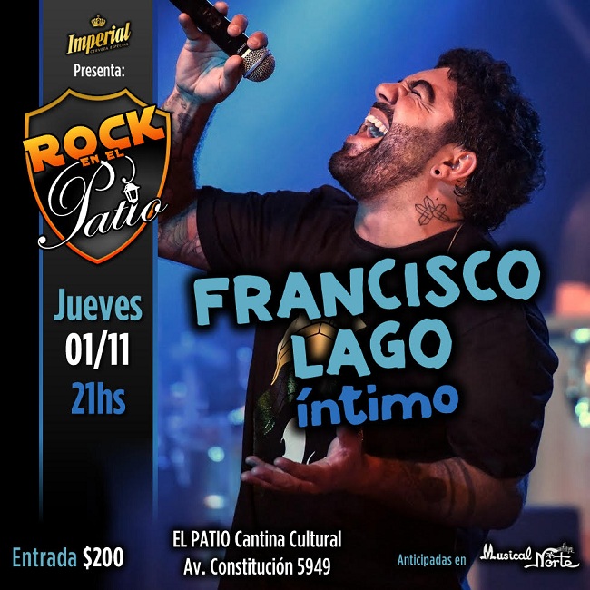 Francisco Charco en Rock en El Patio