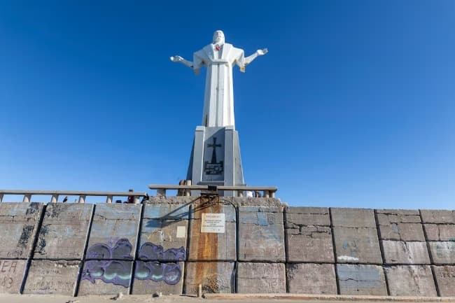 El «Cristo» del puerto de Mar del Plata