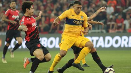  Los dos mano a mano que desperdicio Wanchope Abila en el partido con Paranaense