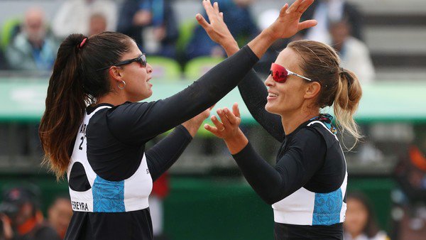  Gallay y Pereyra se metieron con esfuerzo en la final del beach volley y aseguraron otra medalla en
