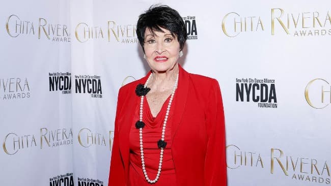 Murió Chita Rivera, legendaria actriz del teatro de Broadway