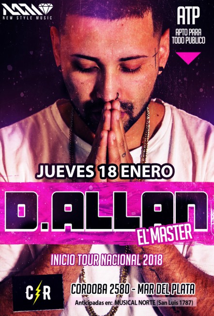 D-ALLAN inicia su gira nacional este jueves en Casa Rock