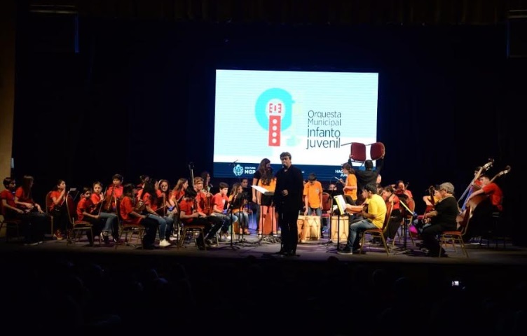 Cuarta presentación de la Orquesta Infanto Juvenil