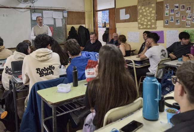 Las charlas de Educación Financiera siguen recorriendo las escuelas de Mar del Plata