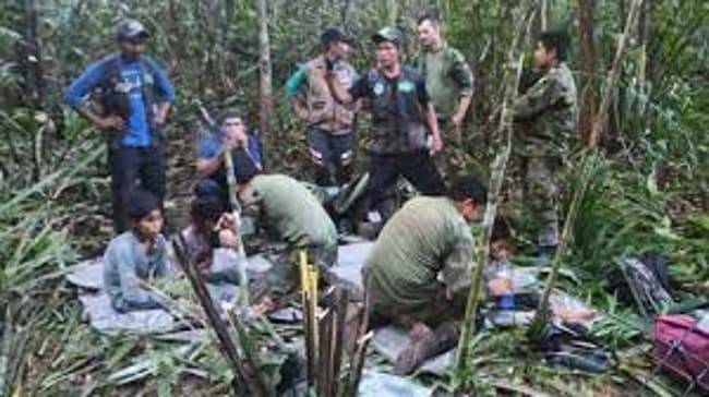 Hallan con vida a los cuatro niños perdidos hace 40 días tras accidente aéreo en Colombia