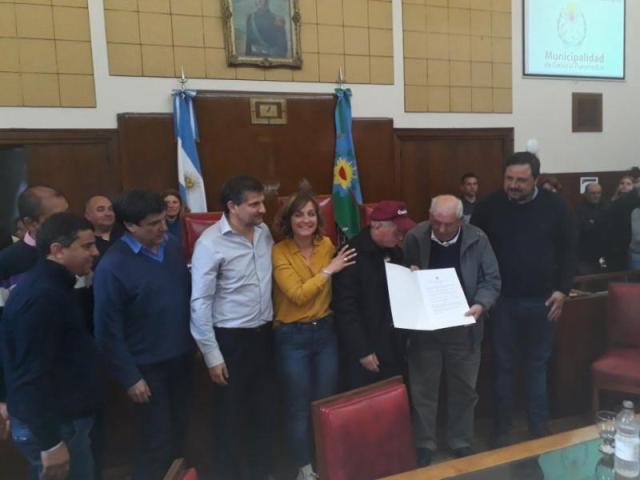 El HCD entregó un reconocimiento a José Domingo “Pepe” San Martín