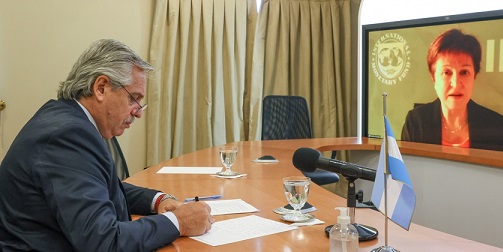 Fernández y Georgieva destacaron la importancia del acuerdo alcanzado