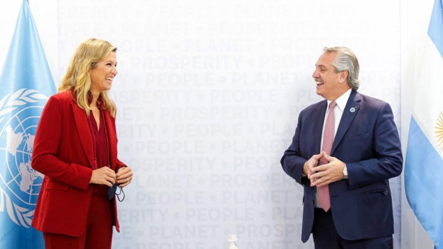 El Presidente y la reina Máxima se reunieron para analizar mecanismos de inclusión financiera