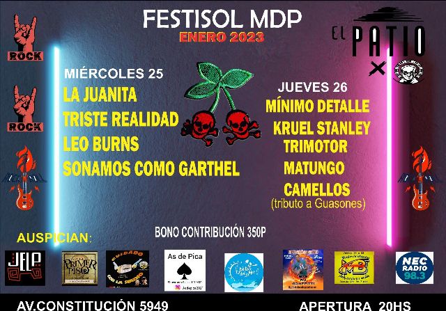 Festival Solidario «Festisol» en el Patio de San Pugliese