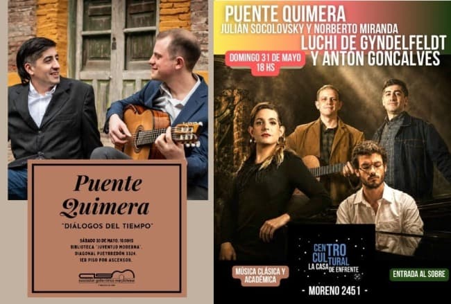 Leia Puente Quimera se presenta con Diálogos del Tiempo