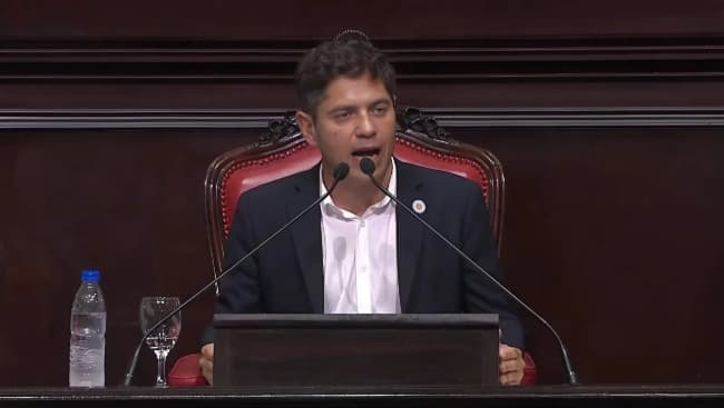 Axel Kicillof encabezó la Asamblea Legislativa bonaerense