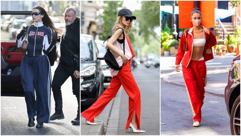 Moda Vintage: Vuelven los pantalones deportivos con tacos como en el 2000