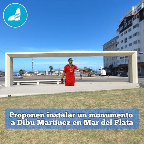 Presentaron un proyecto para hacerle un monumento al «Dibu» Martinez
