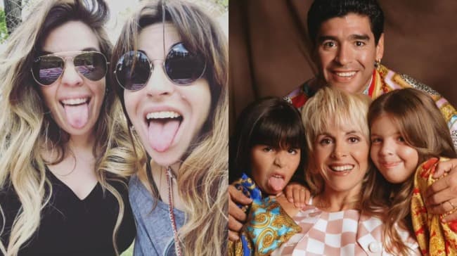 Los posteos de Dalma y Gianinna Maradona en el día que Diego hubiera cumplido 65 años