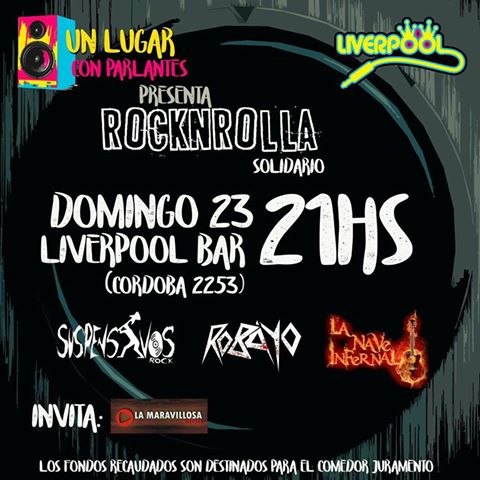 Rock solidario y al palo en Liverpool