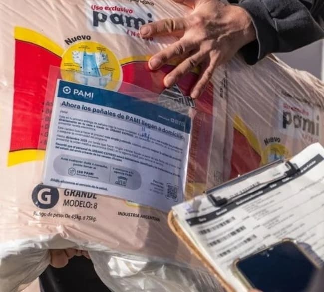PAMI ya entregó más de 25 millones de pañales directamente en los domicilios de los afiliados
