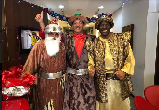 Matias Ale, Matias Santoianni y Carlos García fueron los Reyes Magos de Mar del Plata