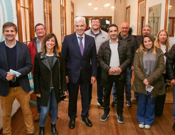 Julián Domínguez se reunió con los candidatos del Frente de Todos