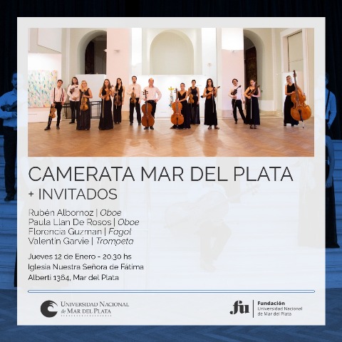  Primer concierto de 2023 de la Camerata Mar del Plata