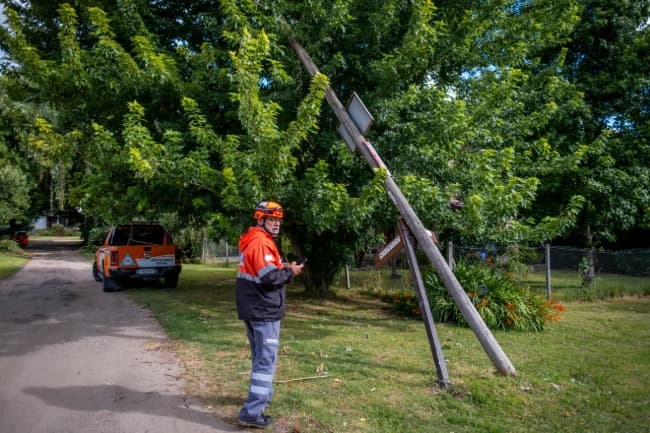 Leia El Municipio dio respuesta en más de 30 intervenciones debido a los fuertes vientos